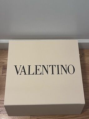 Valentino Cream Box with Black Logo